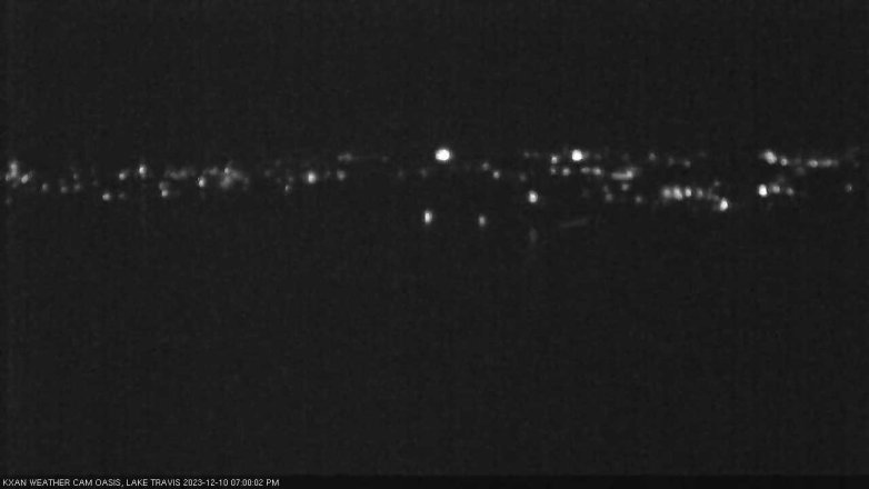Lake Travis webcam, December 10, 2023 7:00 PM CT