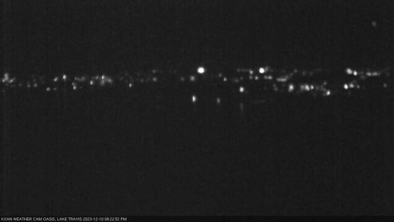 Lake Travis webcam, December 10, 2023 8:25 PM CT