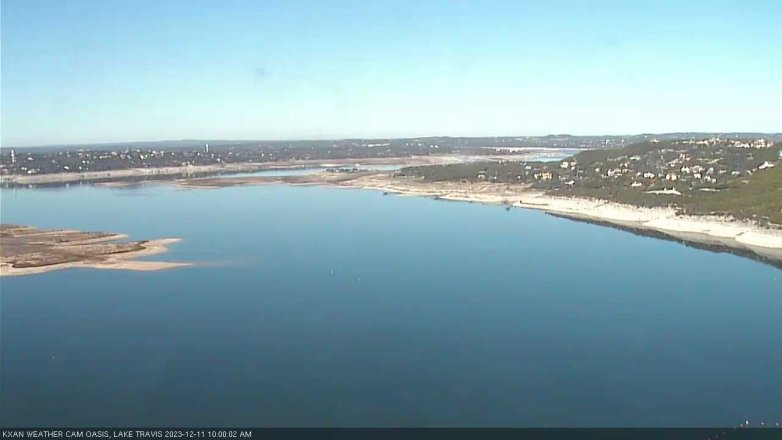 Lake Travis webcam, December 11, 2023 10:00 AM CT