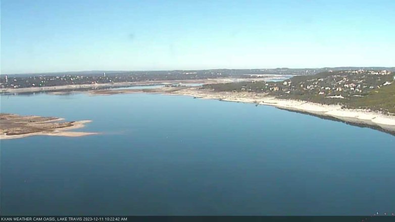 Lake Travis webcam, December 11, 2023 10:25 AM CT
