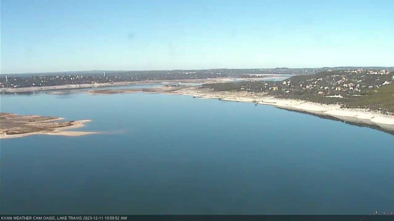 Lake Travis webcam, December 11, 2023 11:00 AM CT