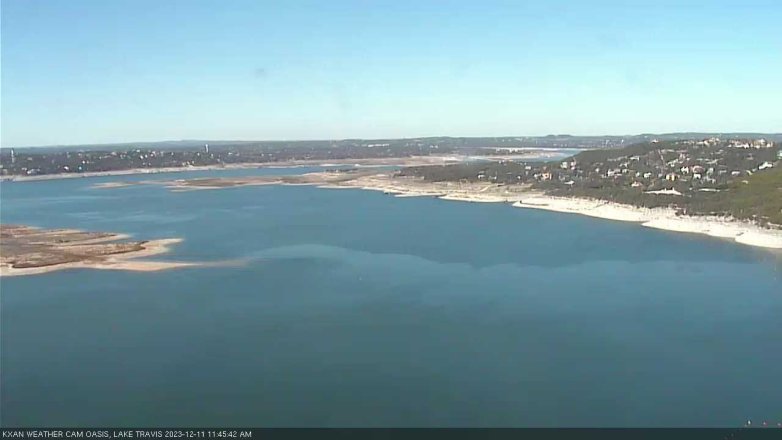 Lake Travis webcam, December 11, 2023 11:45 AM CT