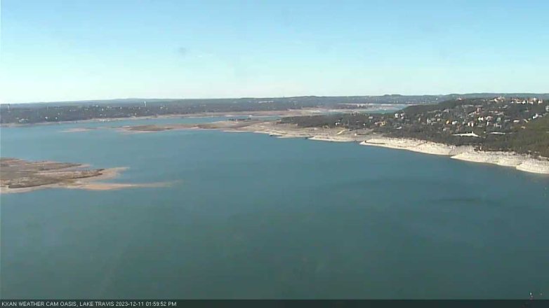 Lake Travis webcam, December 11, 2023 2:00 PM CT