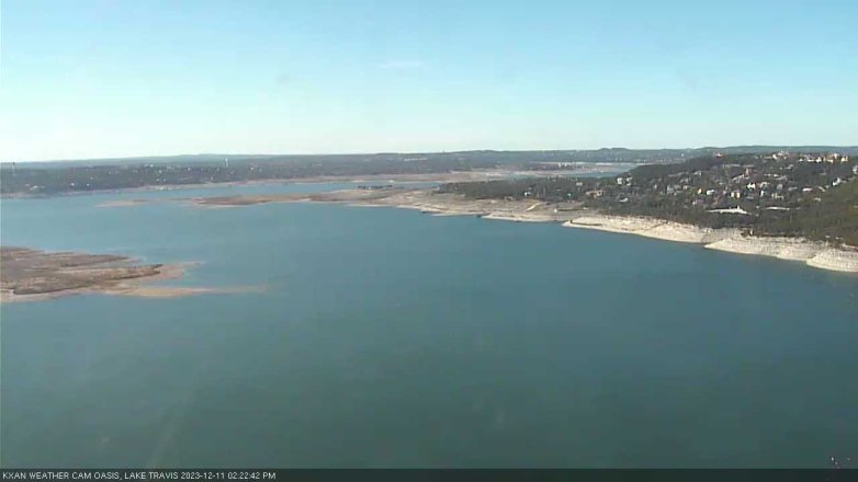 Lake Travis webcam, December 11, 2023 2:25 PM CT