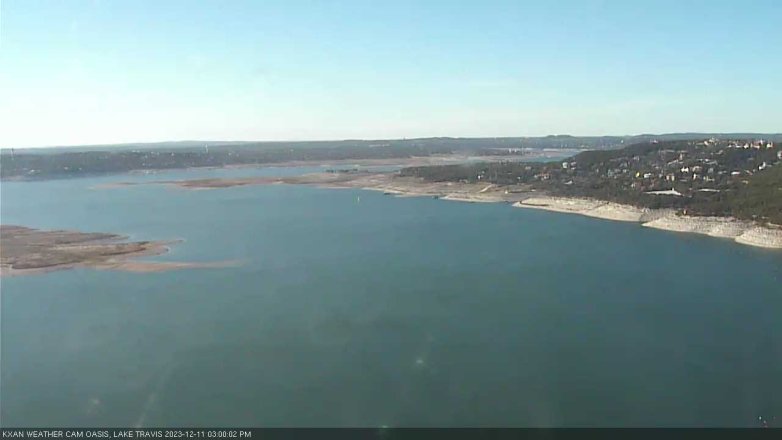 Lake Travis webcam, December 11, 2023 3:00 PM CT