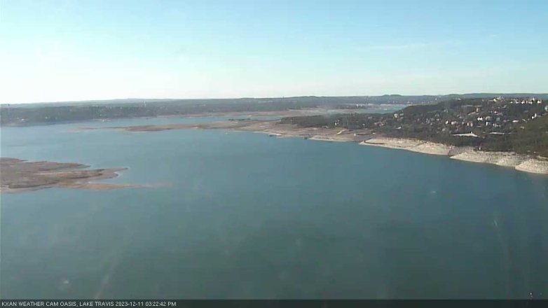Lake Travis webcam, December 11, 2023 3:25 PM CT