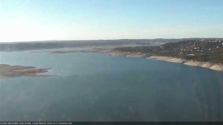 Lake Travis webcam, December 11, 2023 4:00 PM CT