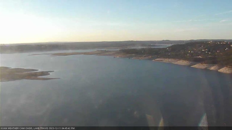 Lake Travis webcam, December 11, 2023 4:45 PM CT