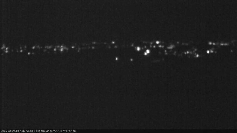 Lake Travis webcam, December 11, 2023 7:25 PM CT