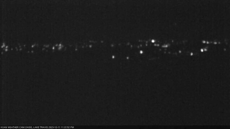 Lake Travis webcam, December 11, 2023 11:25 PM CT