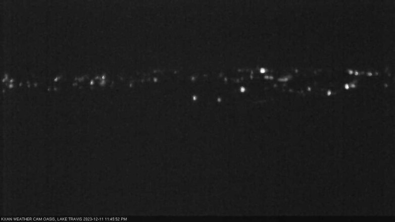 Lake Travis webcam, December 11, 2023 11:45 PM CT