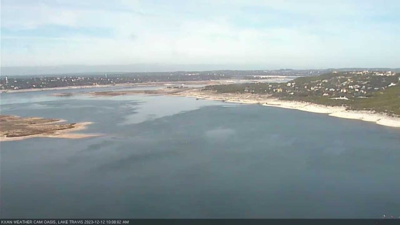 Lake Travis webcam, December 12, 2023 10:00 AM CT