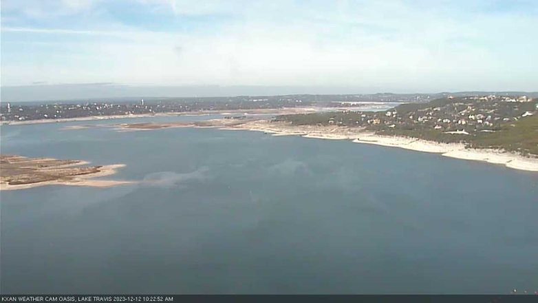Lake Travis webcam, December 12, 2023 10:25 AM CT