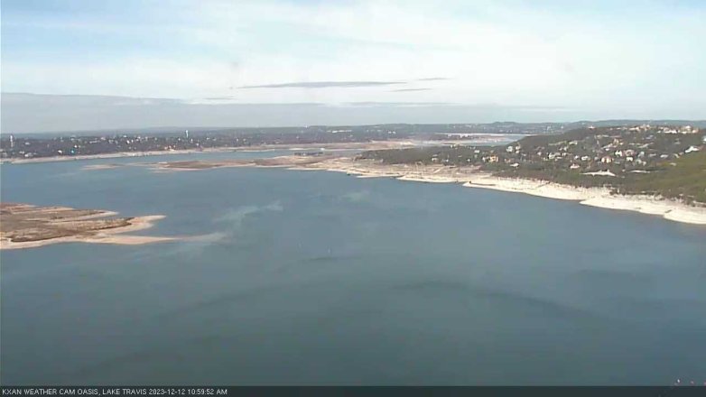 Lake Travis webcam, December 12, 2023 11:00 AM CT