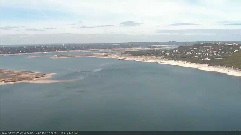 Lake Travis webcam, December 12, 2023 11:45 AM CT