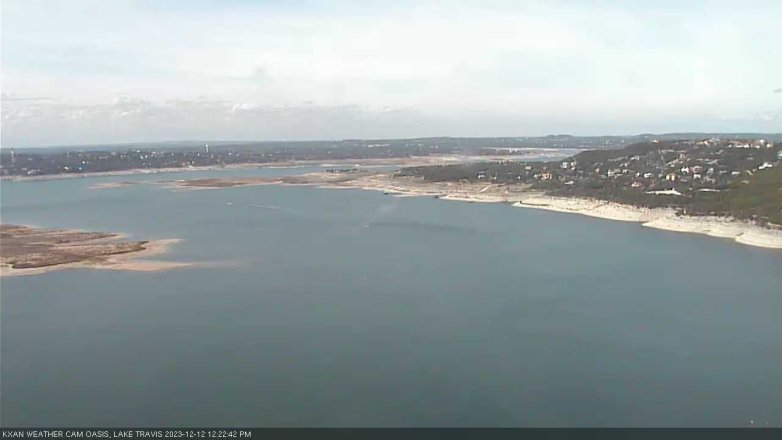Lake Travis webcam, December 12, 2023 12:25 PM CT