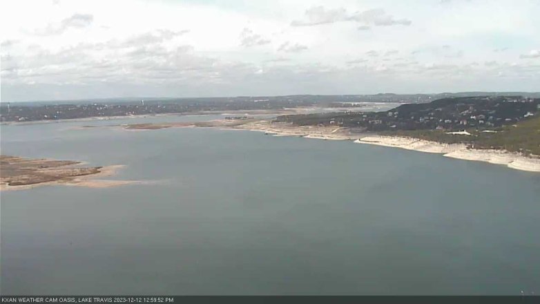 Lake Travis webcam, December 12, 2023 1:00 PM CT
