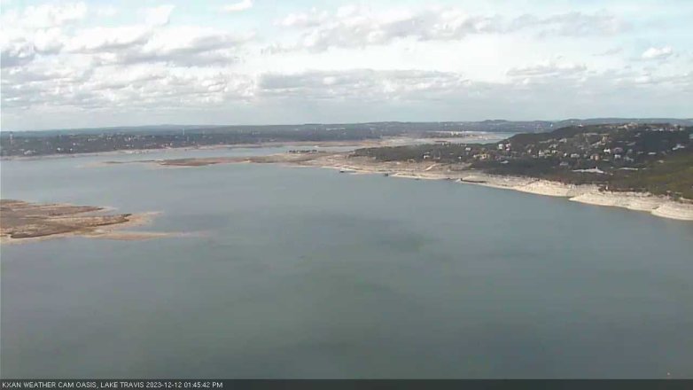Lake Travis webcam, December 12, 2023 1:45 PM CT