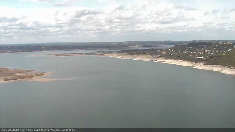 Lake Travis webcam, December 12, 2023 2:00 PM CT