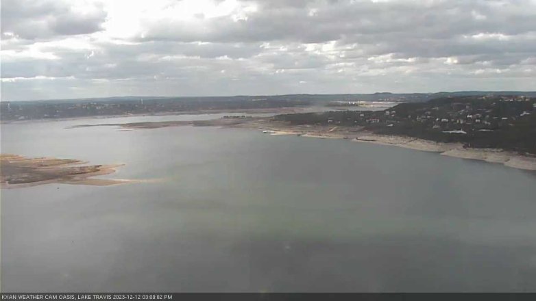 Lake Travis webcam, December 12, 2023 3:00 PM CT