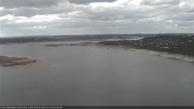 Lake Travis webcam, December 12, 2023 3:25 PM CT