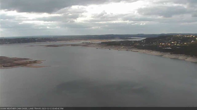 Lake Travis webcam, December 12, 2023 3:45 PM CT
