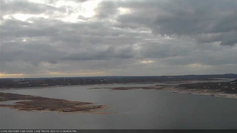 Lake Travis webcam, December 12, 2023 4:45 PM CT