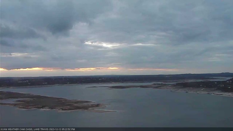 Lake Travis webcam, December 12, 2023 5:25 PM CT