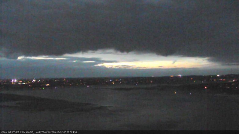 Lake Travis webcam, December 12, 2023 6:00 PM CT