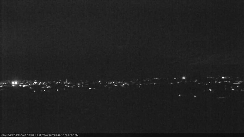 Lake Travis webcam, December 12, 2023 6:25 PM CT