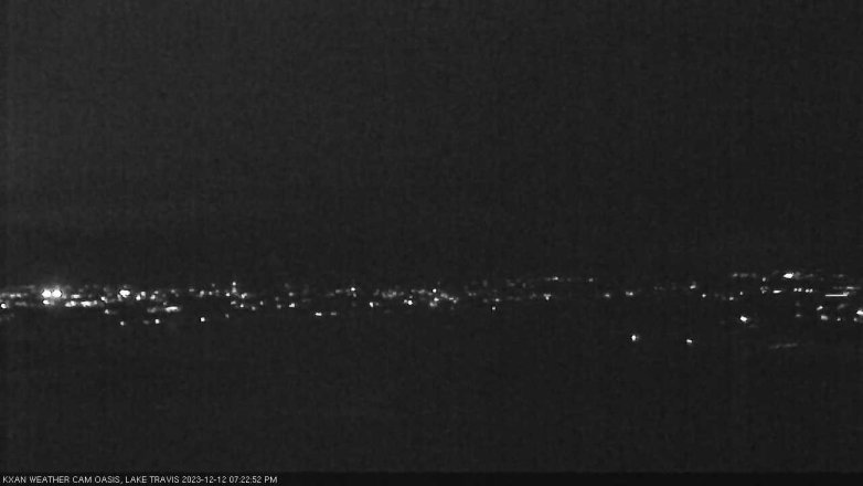 Lake Travis webcam, December 12, 2023 7:25 PM CT