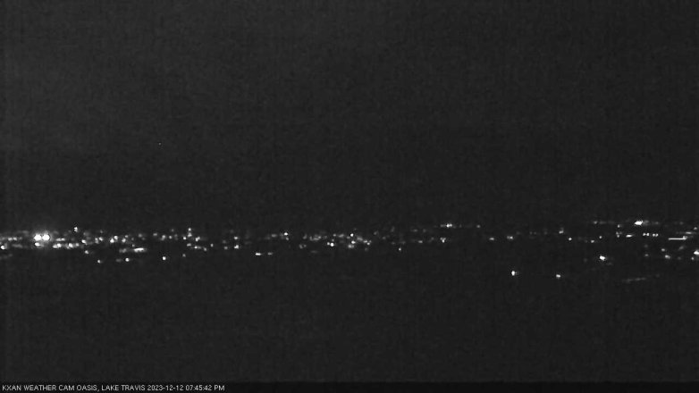 Lake Travis webcam, December 12, 2023 7:45 PM CT