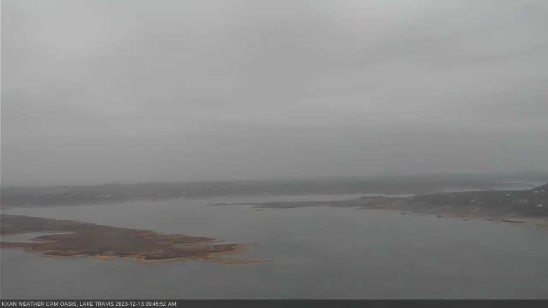 Lake Travis webcam, December 13, 2023 9:45 AM CT