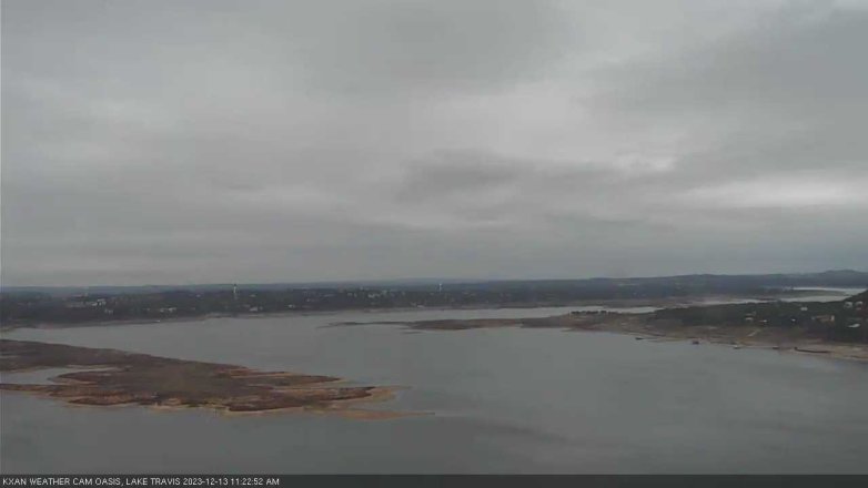Lake Travis webcam, December 13, 2023 11:25 AM CT