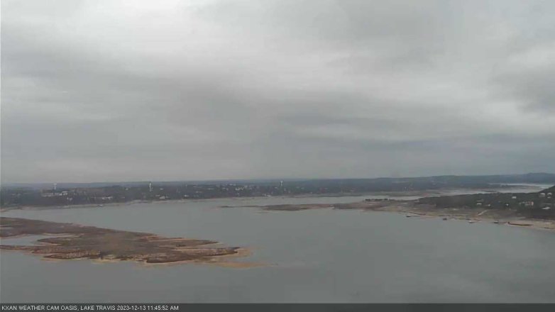 Lake Travis webcam, December 13, 2023 11:45 AM CT