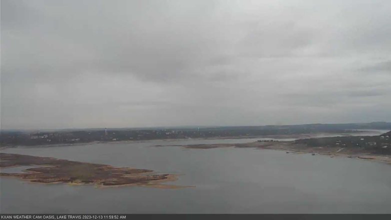 Lake Travis webcam, December 13, 2023 12:00 PM CT