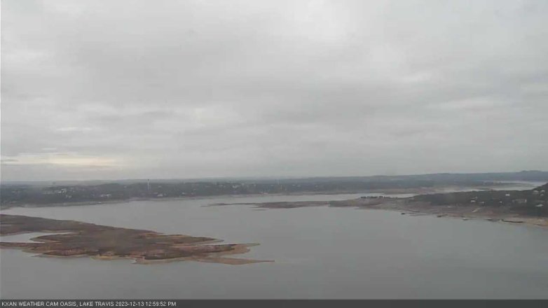 Lake Travis webcam, December 13, 2023 1:00 PM CT