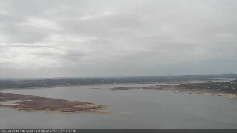 Lake Travis webcam, December 13, 2023 1:25 PM CT