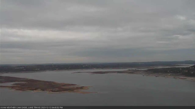 Lake Travis webcam, December 13, 2023 4:45 PM CT