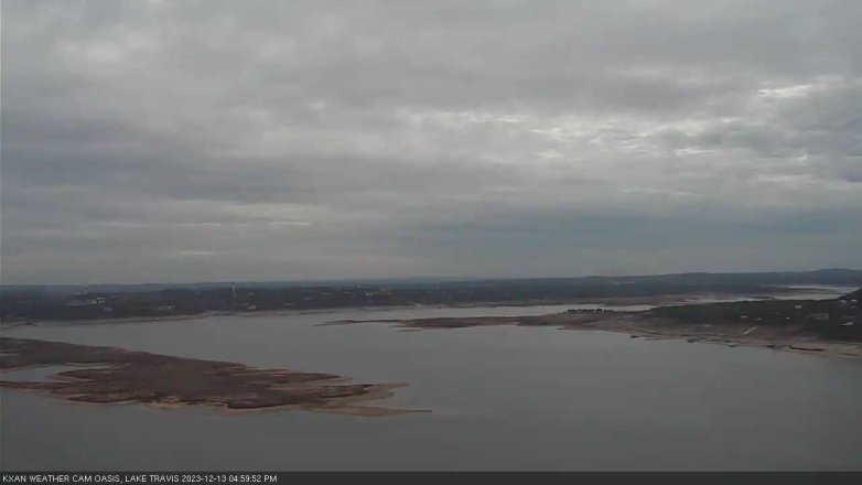 Lake Travis webcam, December 13, 2023 5:00 PM CT