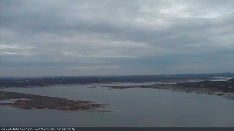 Lake Travis webcam, December 13, 2023 5:25 PM CT