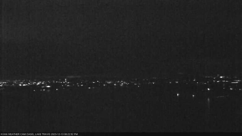 Lake Travis webcam, December 13, 2023 6:25 PM CT
