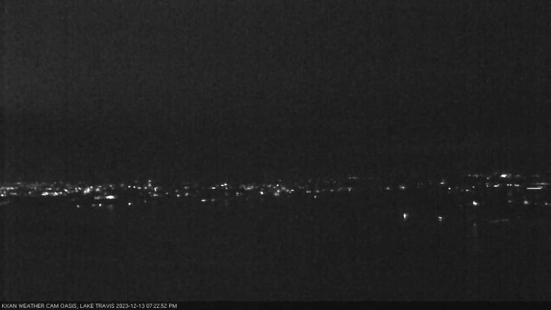 Lake Travis webcam, December 13, 2023 7:25 PM CT