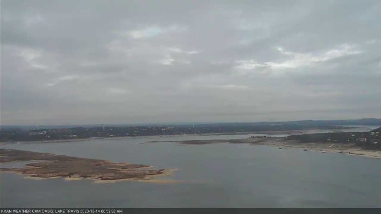 Lake Travis webcam, December 14, 2023 9:00 AM CT