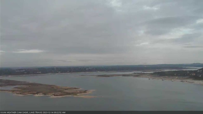 Lake Travis webcam, December 14, 2023 9:25 AM CT