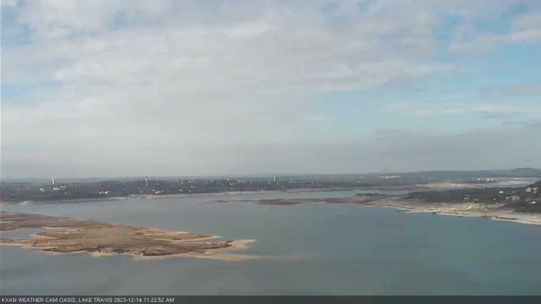 Lake Travis webcam, December 14, 2023 11:25 AM CT
