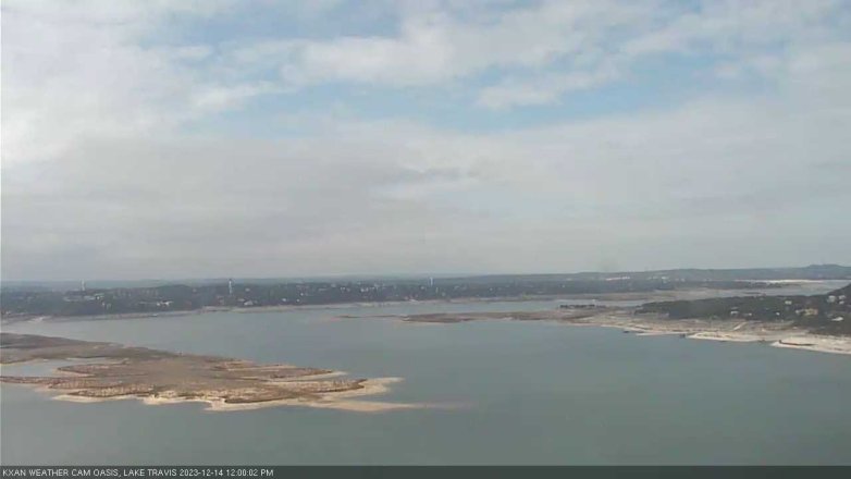 Lake Travis webcam, December 14, 2023 12:00 PM CT