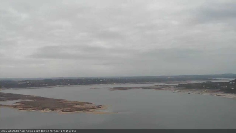 Lake Travis webcam, December 14, 2023 1:45 PM CT