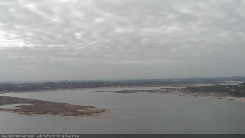 Lake Travis webcam, December 14, 2023 2:45 PM CT