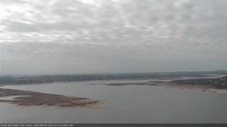 Lake Travis webcam, December 14, 2023 3:00 PM CT
